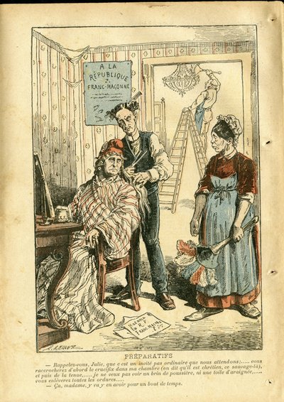 Illustratie in Le Pelerin door Achille Lemot