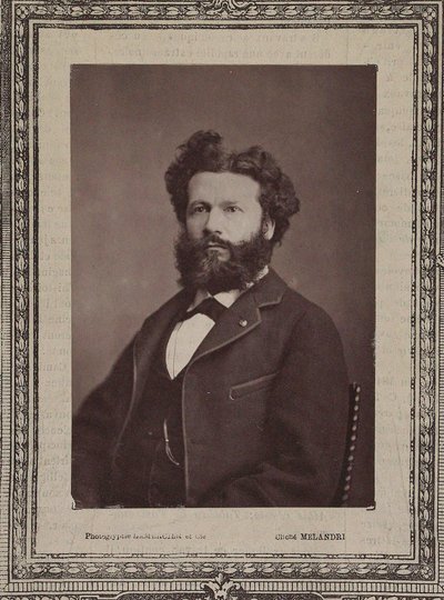 Portret van Camille Flammarion 1842-1925, 1880 door Achille Melandri