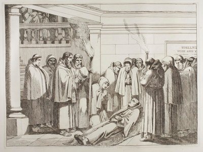 Het laatste afscheid van een gelovige door Achille Pinelli