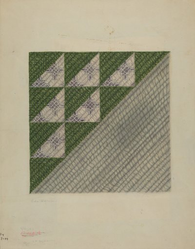 Quiltblok door Ada Barnes