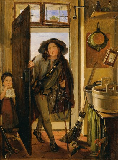 De Draadbinder in de Keuken door Adam Brenner