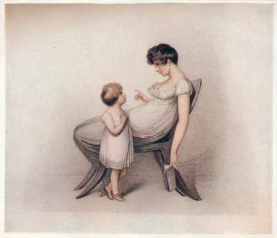 Ik kon mijn boek niet leren mama, c1810 door Adam Buck