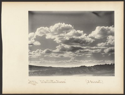 Cibollitta Mesa. (Een zonsondergang.) door Adam Clark “A. C.” Vroman