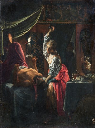 Judith Onthoofdt Holofernes, c.1601-03 door Adam Elsheimer