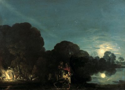 De Vlucht naar Egypte door Adam Elsheimer