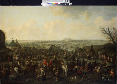 Het beleg van een stad door Adam Frans van der Meulen