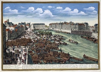 Le Pont Marie na de reconstructie - in 