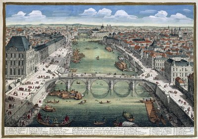 Le pont Royal des Tuileries - in 