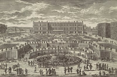 Veue du chasteau de Versailles door Adam Perelle