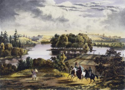 Uitzicht op Izhora, 1833 door Adam Tirpeune