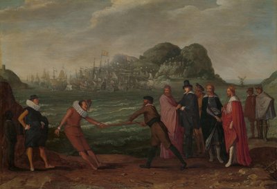 Strijd om de gouden staf (Heerschappij over de wereld) door Adam Willaerts