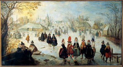 De schaatsers door Adam van Breen