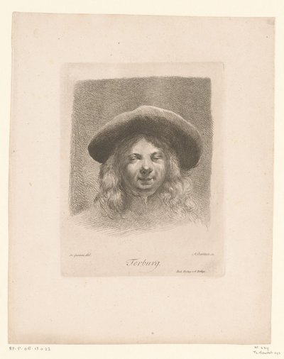 Portret van Moses ter Borch door Adam von Bartsch