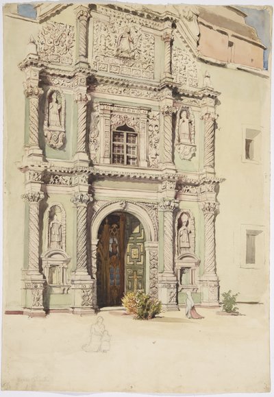 Kathedraal, Aquascalientes door Adela Breton