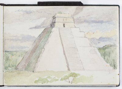 Schetsboek van tekeningen en notities, Mexico en Europa door Adela Breton