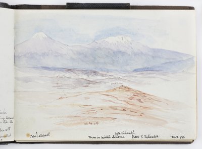 Schetsboek van tekeningen en notities, Noord- en Zuid-Amerika (inclusief Mexico) door Adela Breton