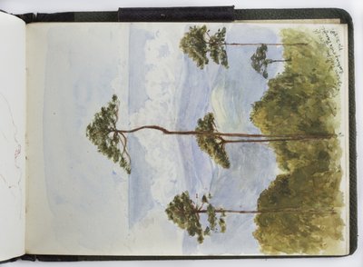 Schetsboek van aquarellen, tekeningen en notities, Mexico, 1896-1898 door Adela Breton