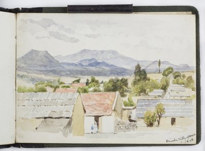 Schetsboek van aquarellen, tekeningen en notities, Mexico, 1896-1898 door Adela Breton