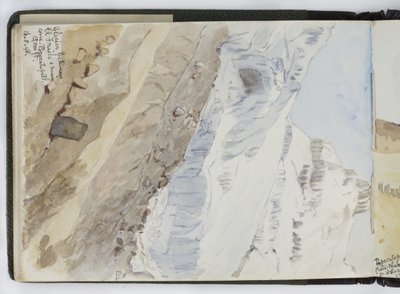 Schetsboek van aquarellen, tekeningen en notities, Mexico, 1896-1898 door Adela Breton