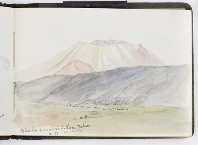 Schetsboek van aquarellen, Tekeningen en Notities, Mexico, 1896-1898 door Adela Breton