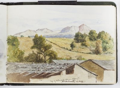 Schetsboek van aquarellen, tekeningen en notities, Mexico, 1896-1898 door Adela Breton