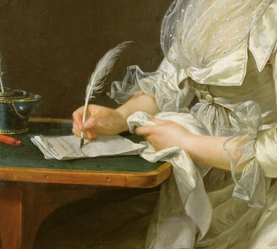 Portret van een Vrouw, ca. 1787 door Adelaide Labille Guiard