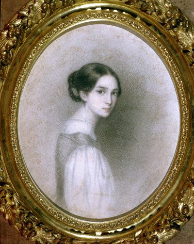 Portret van Léopoldine Hugo (1824-43) door Adele Julie Hugo