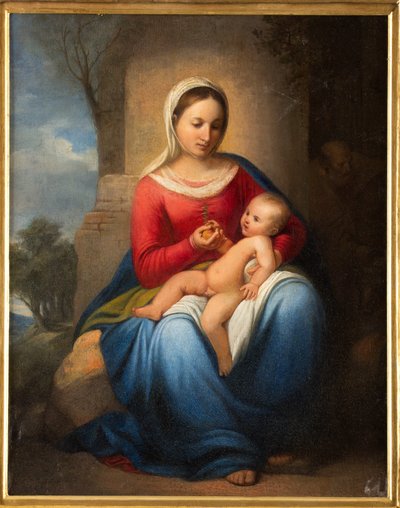 Madonna en kind Jezus door Adeodato Malatesta or Malatesti