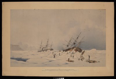 H.M.S. Phoenix En De Breadalbane op het moment dat de Laatste werd verpletterd en zonk... door Admiral Edward Augustus (after) Inglefield