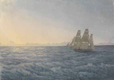 Andes, Aconcagua Piek op 170 mijl afstand, 18 juni 1849 door Admiral Sir Edward Gennys Fanshawe