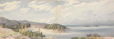Hogland, 24 augustus 1855, Finland door Admiral Sir Edward Gennys Fanshawe