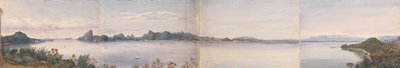 Panorama van Rio de Janeiro, Brazilië door Admiral Sir Edward Gennys Fanshawe