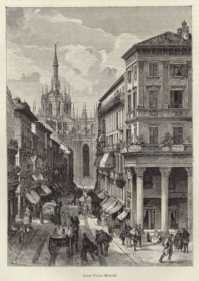 Corso Victor Manuel door Adolf Closs