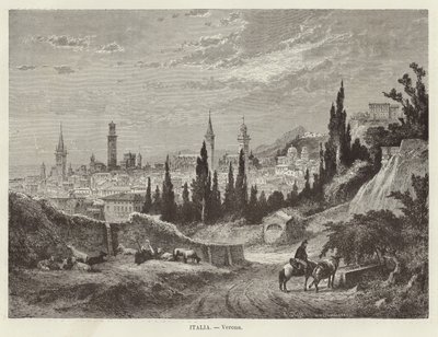 Italië - Verona door Adolf Closs