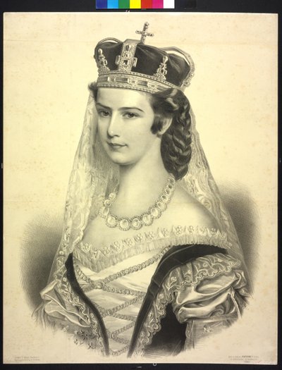 Keizerin van Oostenrijk Elisabeth door Adolf Dauthage