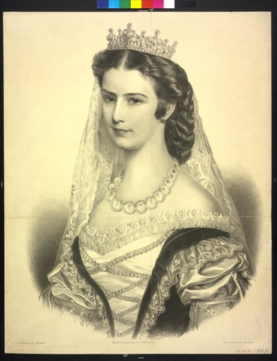 Keizerin van Oostenrijk Elisabeth door Adolf Dauthage