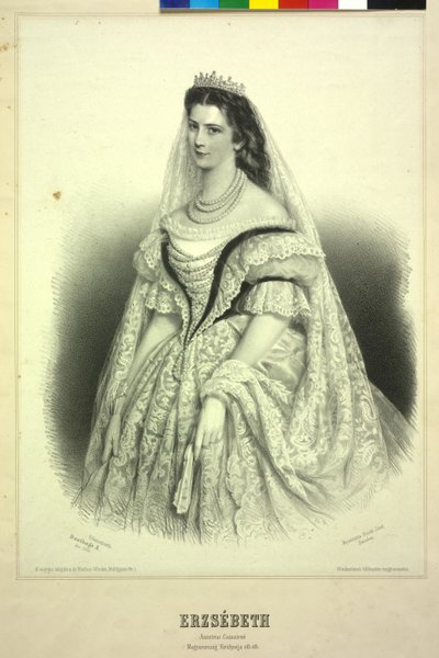 Keizerin van Oostenrijk Elisabeth door Adolf Dauthage