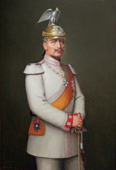 Kaiser Wilhelm II, 1910 door Adolf Emil Hering