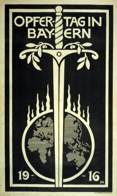 Duitse fondsenwervingsposter 
