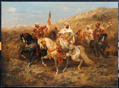 Een Koninklijke Processie door Adolf Schreyer