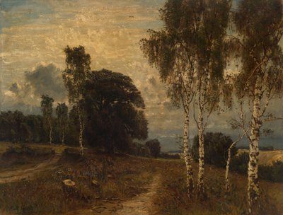 Berken aan de Ammersee door Adolf Stabli