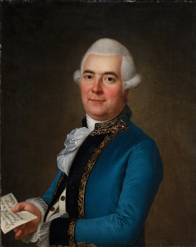 Portret van Arvid Wittfooth door Adolf Ulrich Wertmuller