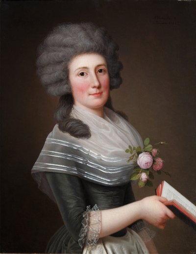 Portret van Madame Wittfooth, geboren Noer door Adolf Ulrich Wertmuller