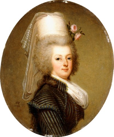 Portret van Koningin Marie Antoinette, 1793 door Adolf Ulrich Wertmuller