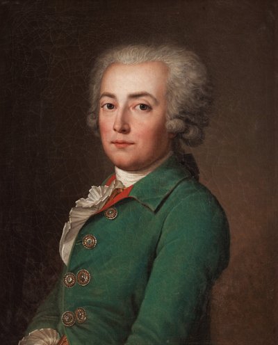 Portret van Stanislas Marie Adélaïde, Graaf van Clermont-Tonnerre 1757-1792, 1781 door Adolf Ulrich Wertmuller