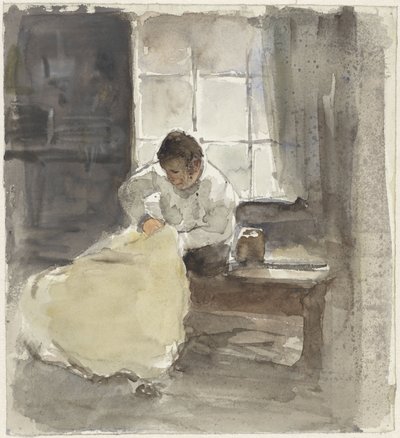 Naaister door Adolf le Comte