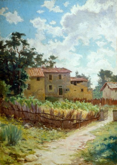 Toscaanse landschap door Adolfo Belimbau