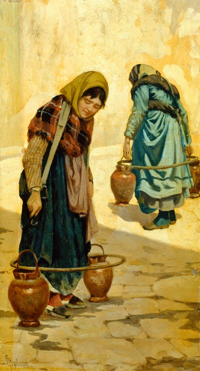Waterdragers door Adolfo Belimbau