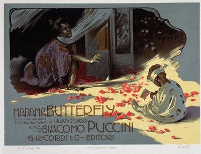 Madame Butterfly door Puccini door Adolfo Hohenstein