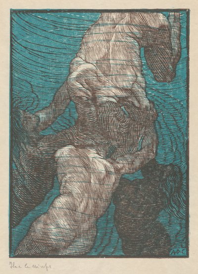 Hylas en de Nimfen door Adolfo de Carolis